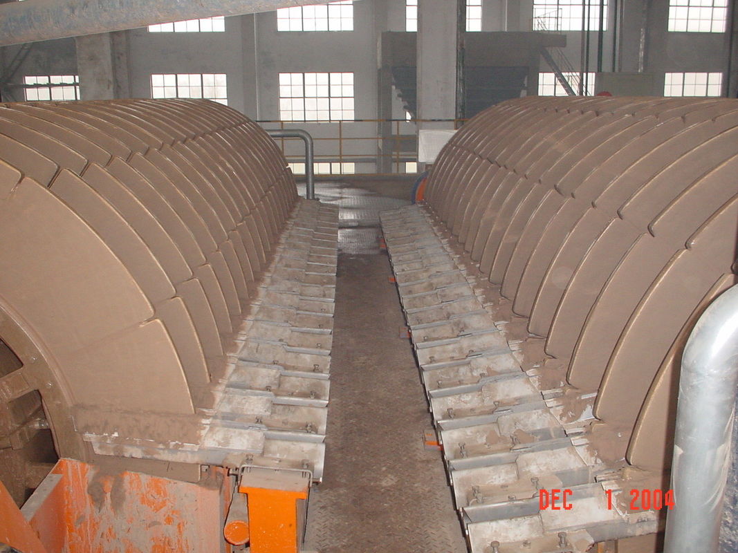 Equipo de desecación de la explotación minera 45㎡, control de programa de cerámica del PLC del filtro de discos